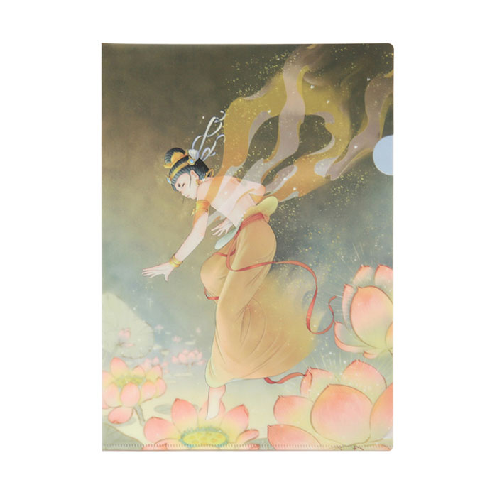【周边】鹿想IDEER × 设计师 联名款：文件夹 胖脸吉祥 · 步步生莲 文件夹