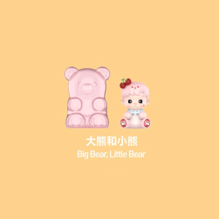 【周边】HACIPUPU · 转转时光机系列：手办盲盒 大熊和小熊 Big Bear,Little Bear 手办