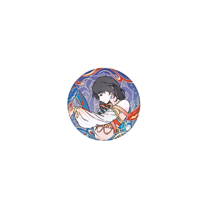 【周边】非人哉 × 敦煌画院 伎乐飞天系列：马口铁徽章盲盒（圆形） 女娲 徽章