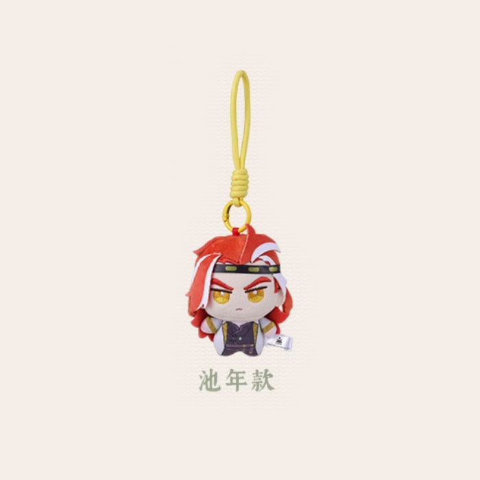 【周边】罗小黑战记 × 名创优品 轩影摇香系列：棉娃毛绒挂件 池年款 挂件