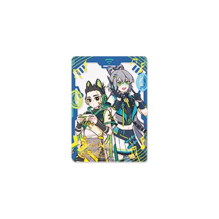 【周边】非人哉 × 洛天依 闪耀节拍系列：透卡盲盒 哪吒&洛天依 卡片