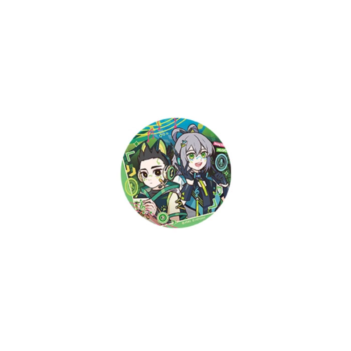 【周边】非人哉 × 洛天依 闪耀节拍系列：马口铁徽章盲盒 哪吒&洛天依 徽章
