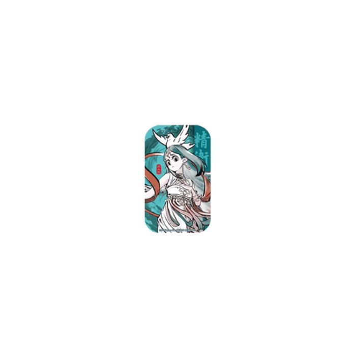 【周边】非人哉 神仙同游系列：马口铁徽章盲盒（方形） 精卫 徽章