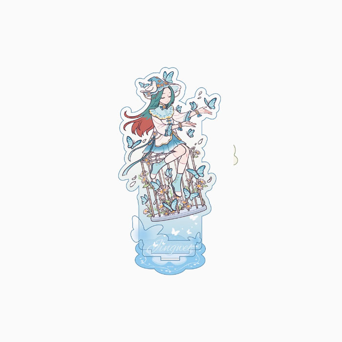【周边】非人哉 · 梦蝶系列：亚克力立牌 精卫 立牌