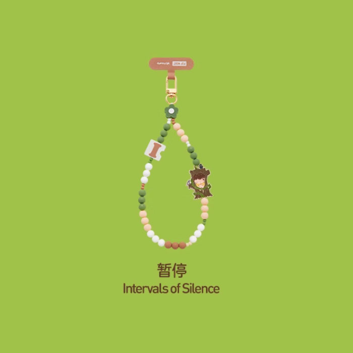 【周边】泡泡玛特 · 小手拉小手 Hand In Hand 系列：手机挂链盲盒 暂停 Intervals of Silence 挂链