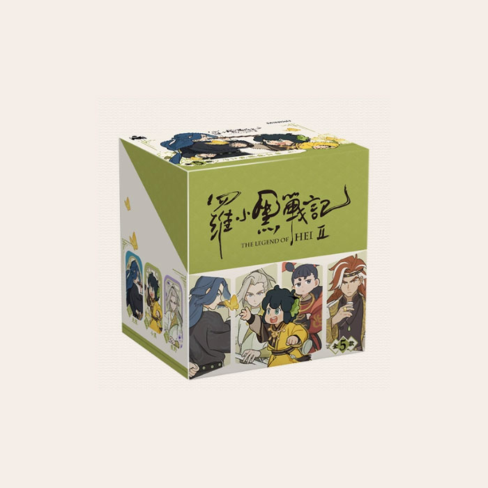 【周边】罗小黑战记 × 名创优品 轩影摇香系列：马口铁徽章盲盒 包装&赠品 盒装 包装