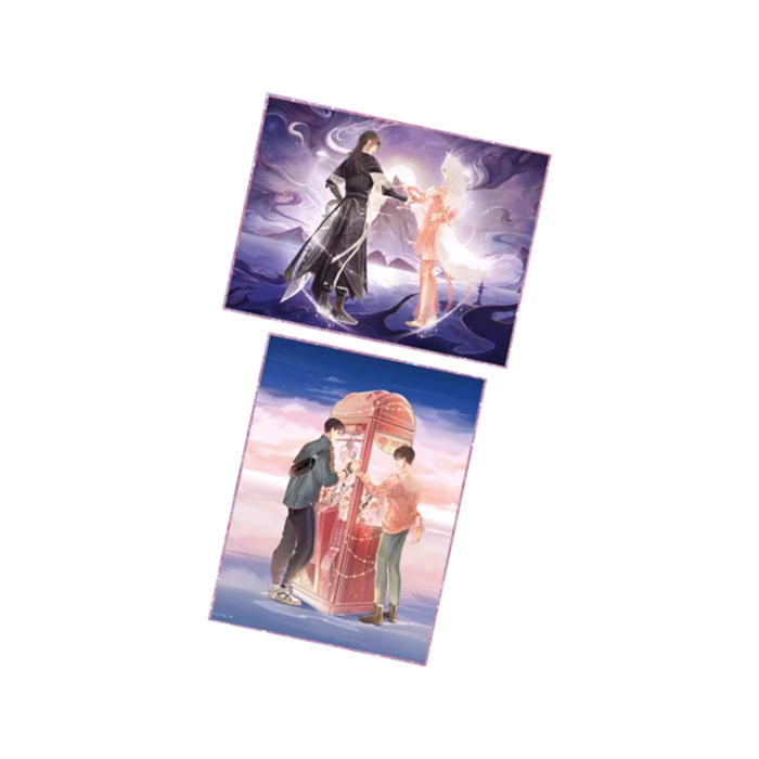【周边】翻车指南（简体中文版）包装&赠品 豪华赠品版 双面流沙粉边星幻质感面色纸 色纸