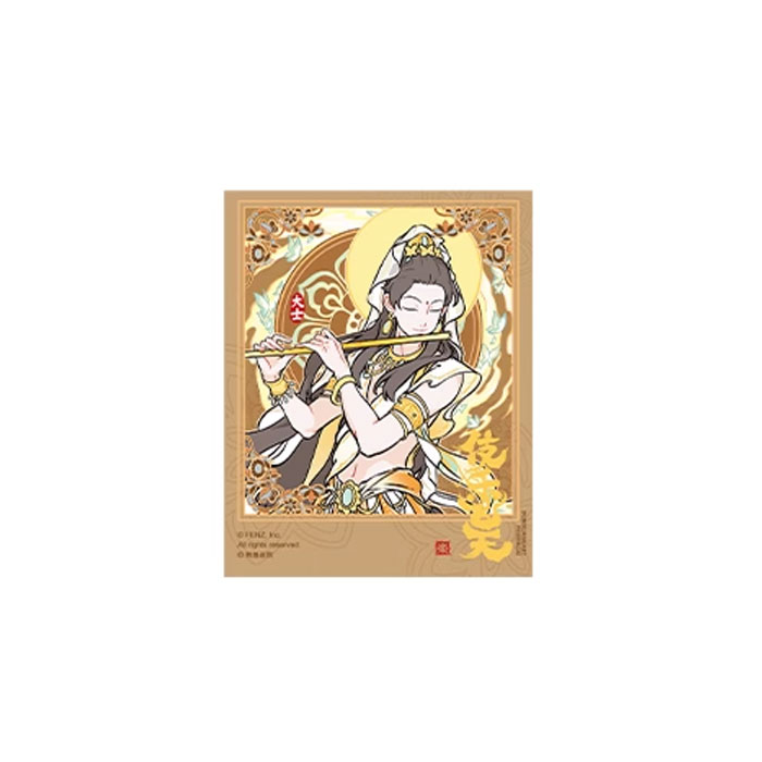 【周边】非人哉 × 敦煌画院 伎乐飞天系列：伪拍立得盲盒 大士 卡片