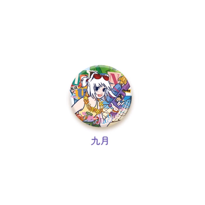 【周边】非人哉 · 海岛乌托邦系列：马口铁徽章盲盒 九月款 徽章