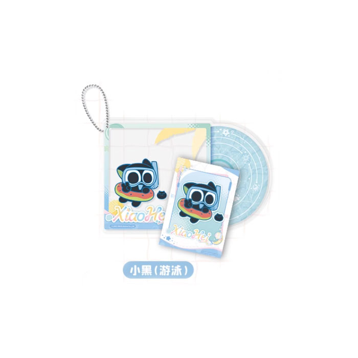 【周边】罗小黑战记2 夏日大作战系列：拍立得透卡套组 小黑（游泳） 卡片