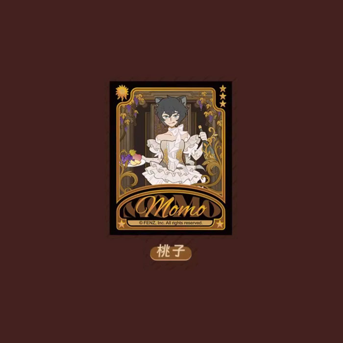 【周边】万圣街 · 万圣秘境系列：伪拍立得盲盒 桃子 卡片