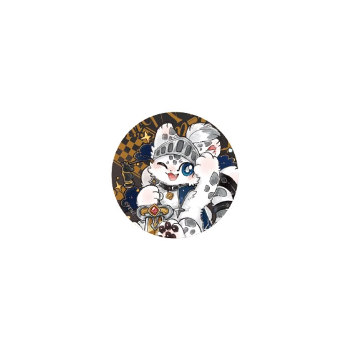 【周边】有兽焉 · 黑白对弈系列：伪拍立得盲盒 核桃 徽章