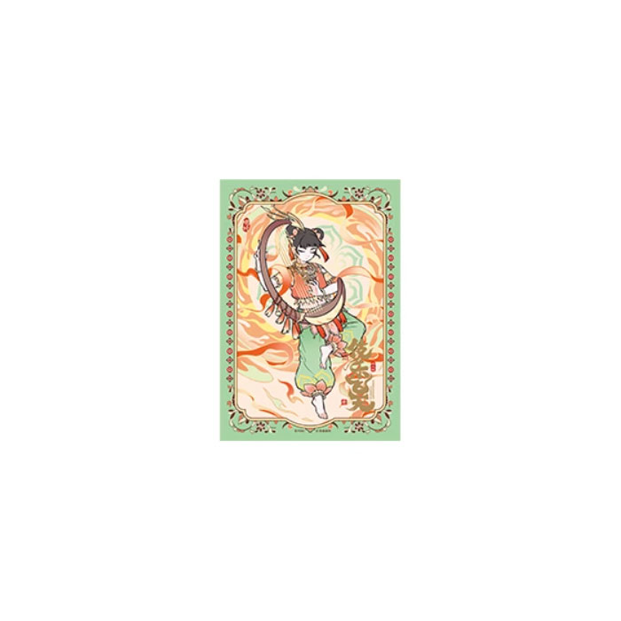 【周边】非人哉 × 敦煌画院 伎乐飞天系列：明信片套装 哪吒 明信片