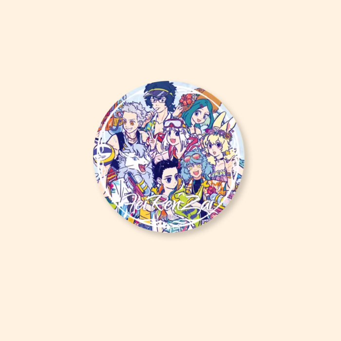 【周边】非人哉 · 夏日沙滩系列：马口铁徽章盲盒 隐藏全员款 徽章