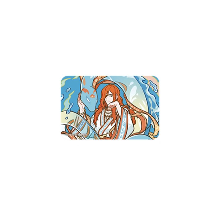 【周边】非人哉 × 敦煌画院 瑞兽呈祥系列：马口铁徽章盲盒（长方形款） 隐藏款 共工 徽章
