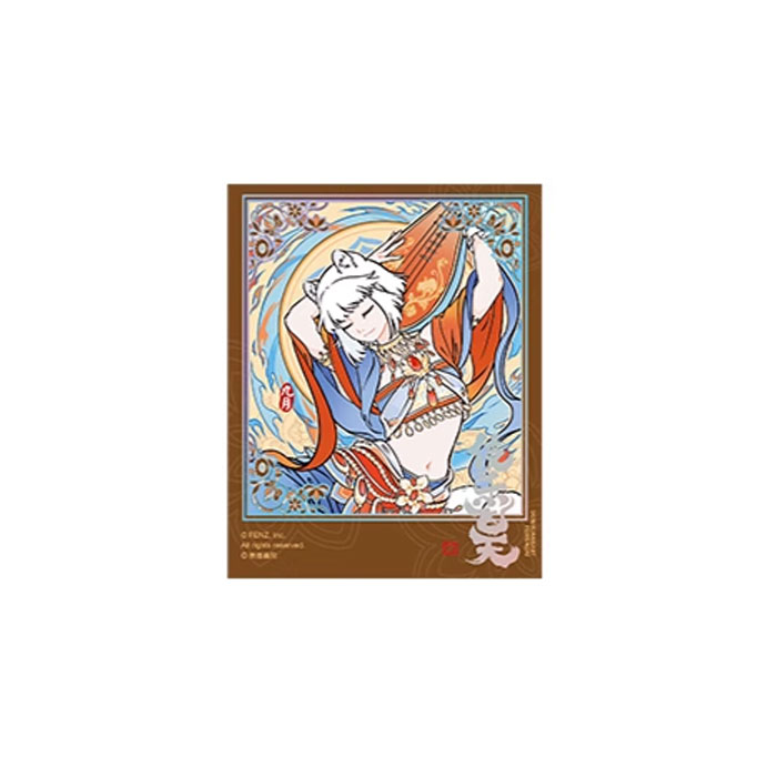 【周边】非人哉 × 敦煌画院 伎乐飞天系列：伪拍立得盲盒 隐藏款 九月 卡片