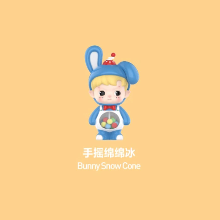 【周边】HACIPUPU · 转转时光机系列：手办盲盒 手摇绵绵冰 Bunny Snow Cone 手办