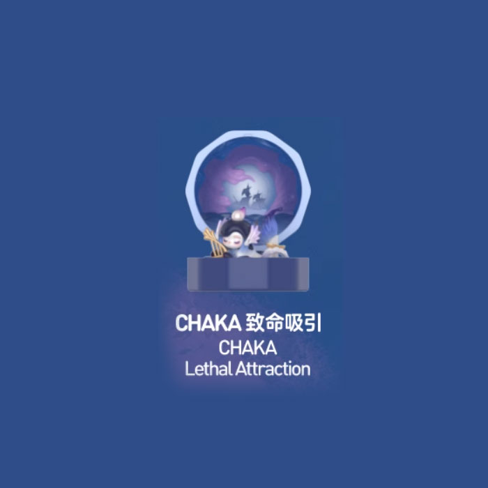 【周边】泡泡玛特 · 浪漫指尖系列4：场景手办盲盒 CHAKA致命吸引 CHAKA Lethal Attraction 手办