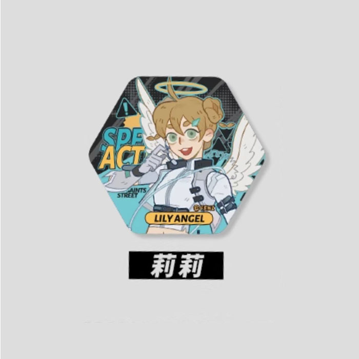 【周边】万圣街 · 特别行动系列：马口铁徽章盲盒 莉莉 徽章