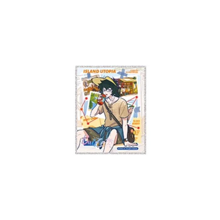 【周边】非人哉 · 海岛乌托邦系列：色纸盲盒 隐藏款 白泽 色纸