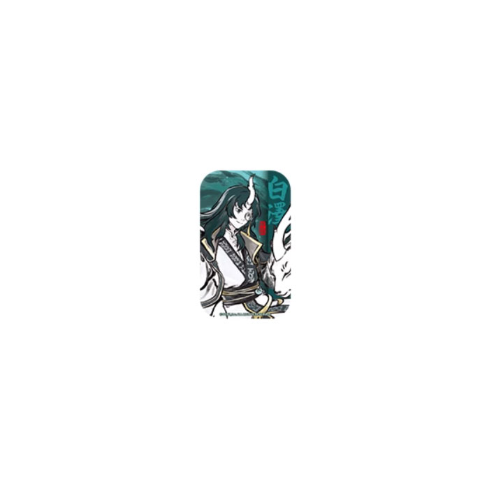 【周边】非人哉 神仙同游系列：马口铁徽章盲盒（方形） 白泽 徽章