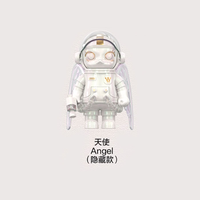 【周边】MEGA SPACE MOLLY系列：100% 周年系列4 玩偶 天使 Angel 手办（隐藏款）