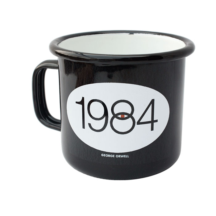 【周边】每天穿本书 · 反乌托邦系列：搪瓷珐琅 马克杯 1984 马克杯（黑色款）