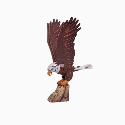 【周边】中国国家地理 × 梦巴格 飞鸟集系列：立体拼插纸模 白头海雕 纸模