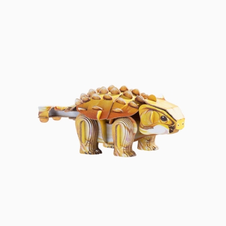 【周边】中国国家地理 × 梦巴格 萌兽出击系列：立体拼插纸模 缙云甲龙 纸模