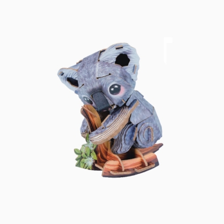 【周边】中国国家地理 × 梦巴格 萌仔茶话会系列：立体拼插纸模 考拉 纸模