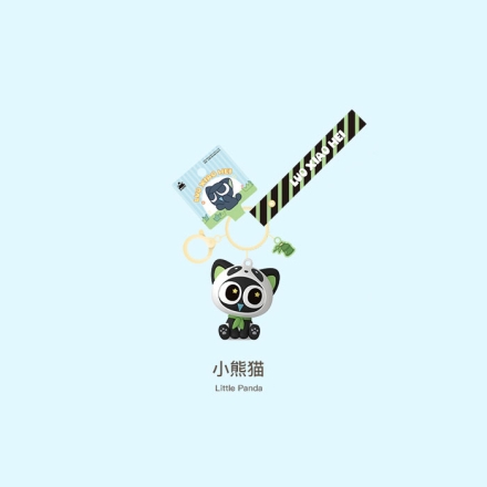 【周边】罗小黑 · 动物系列 小熊猫款 钥匙扣