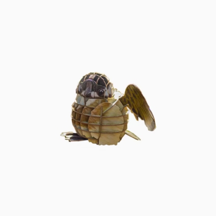 【周边】中国国家地理 × 梦巴格 为自然发声·飞鸟系列2：拼插模型 白头翁 拼插