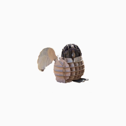 【周边】中国国家地理 × 梦巴格 为自然发声·飞鸟系列2：拼插模型 灰喜鹊 拼插