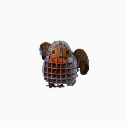 【周边】中国国家地理 × 梦巴格 为自然发声·飞鸟系列2：拼插模型 知更鸟 拼插