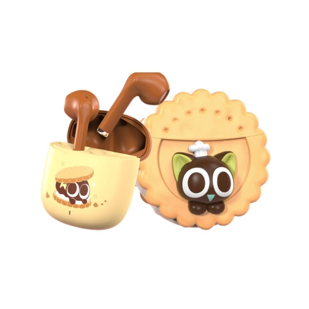 【周边】罗小黑 · 浓郁焦糖cookie系列：蓝牙耳机 耳机