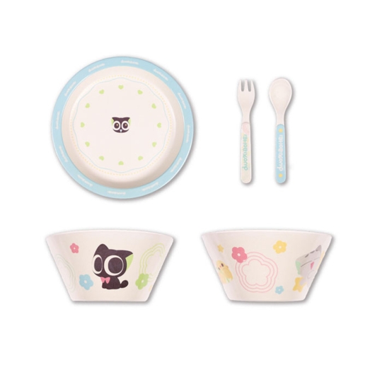 【周边】罗小黑 · 浪漫花花系列：餐具套装 餐具