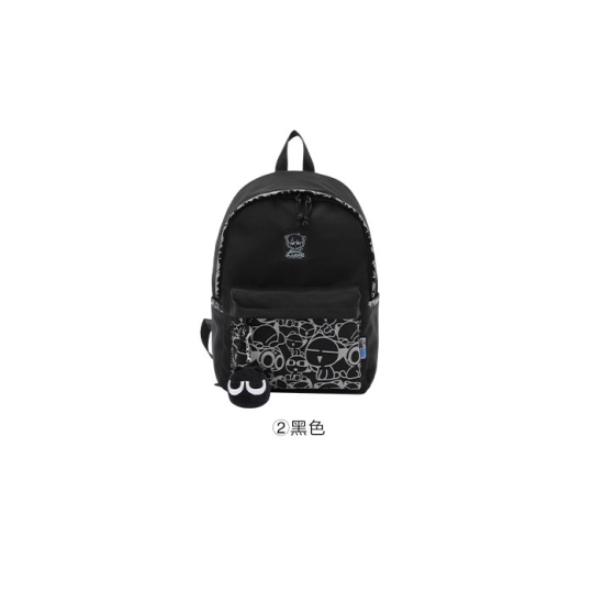 【周边】罗小黑战记 × 森马 联名款：双肩包 黑色印花款 双肩包