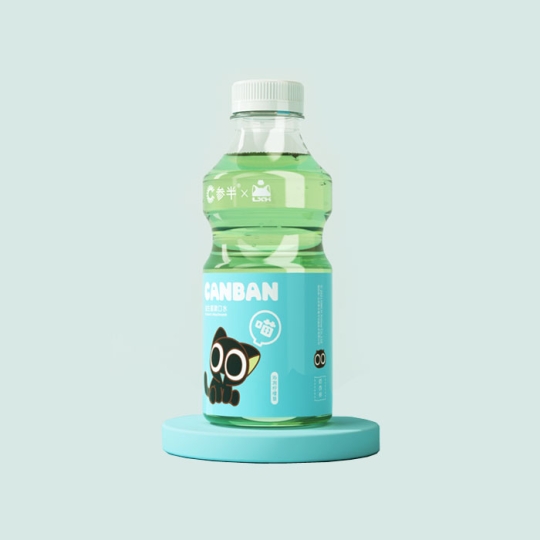 【周边】罗小黑 × 参半 联名款：瓶装漱口水 沁冽柠檬草味 漱口水