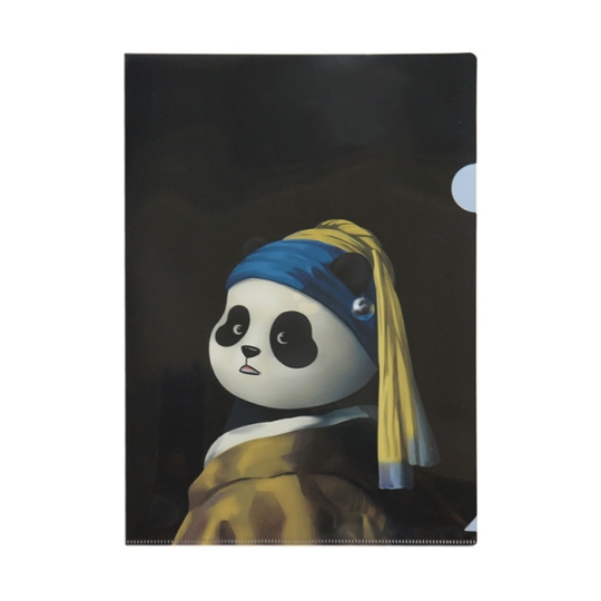 【周边】鹿想IDEER × 设计师 联名款：文件夹 滚阿滚 · 戴珍珠耳环的滚滚 文件夹