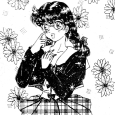 刊载于北京卡通1995年11月号单幅画卡拉OK栏目。