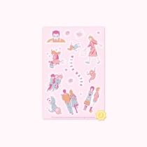 【周边】魔女守护者（简体中文版） 包装&赠品：马卡龙透色贴纸 01 贴纸