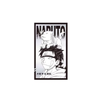 【周边】火影忍者 09（简体中文·重制首刷版） 包装&赠品 人物银光书签 犬冢牙&赤丸 书签