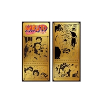 【周边】火影忍者 09（简体中文·重制首刷版） 包装&赠品 特典 木叶集结 闪金卡 卡片